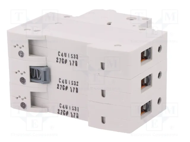 SIEMENS 5SL6304-7 Disjoncteur 3 pôles 4A 400V AC 6kA SIEMENS 5SL6304-7 Disjoncteur 3 pôles 4A 400V AC 6kA