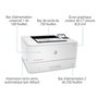 HP LaserJet Enterprise M406dn - Imprimante laser monochrome, 40 ppm, recto verso, USB, sécurisée, format A4, 1024 Mo, écran LCD, résolution 1200 x 1200 dpi