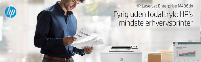 HP LaserJet Enterprise M406dn - Imprimante laser monochrome, 40 ppm, recto verso, USB, sécurisée, format A4, 1024 Mo, écran LCD, résolution 1200 x 1200 dpi