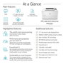 HP LaserJet Enterprise M406dn - Imprimante laser monochrome, 40 ppm, recto verso, USB, sécurisée, format A4, 1024 Mo, écran LCD, résolution 1200 x 1200 dpi