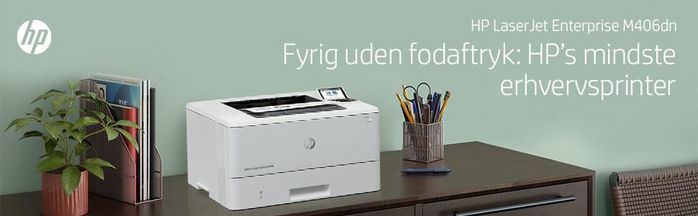 HP LaserJet Enterprise M406dn - Imprimante laser monochrome, 40 ppm, recto verso, USB, sécurisée, format A4, 1024 Mo, écran LCD, résolution 1200 x 1200 dpi