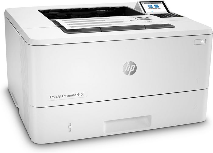 HP LaserJet Enterprise M406dn - Imprimante laser monochrome, 40 ppm, recto verso, USB, sécurisée, format A4, 1024 Mo, écran LCD, résolution 1200 x 1200 dpi