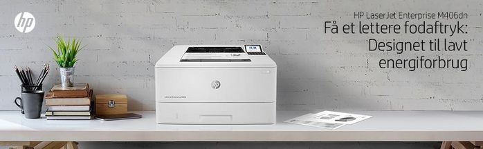 HP LaserJet Enterprise M406dn - Imprimante laser monochrome, 40 ppm, recto verso, USB, sécurisée, format A4, 1024 Mo, écran LCD, résolution 1200 x 1200 dpi