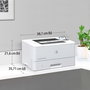 HP LaserJet Enterprise M406dn - Imprimante laser monochrome, 40 ppm, recto verso, USB, sécurisée, format A4, 1024 Mo, écran LCD, résolution 1200 x 1200 dpi