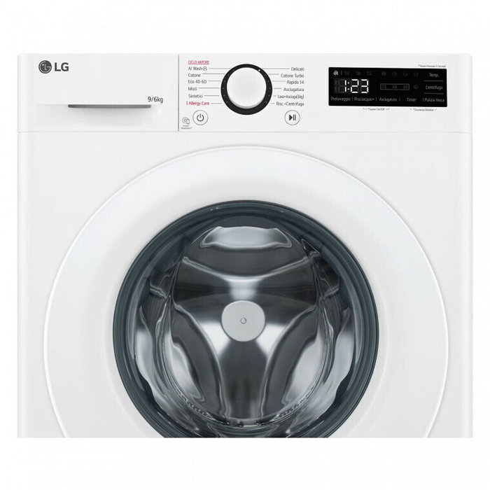 Laveuse - Sécheuse LG F4DR5009A3W 1400 rpm 9 kg 6 Kg Laveuse - Sécheuse LG F4DR5009A3W 1400 rpm 9 kg 6 Kg