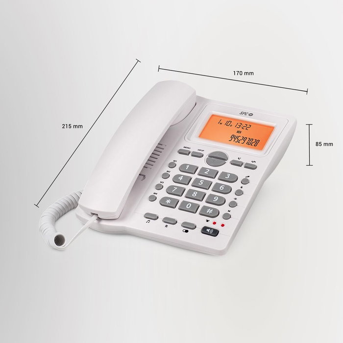 Téléphone fixe SPC 3612B Blanc