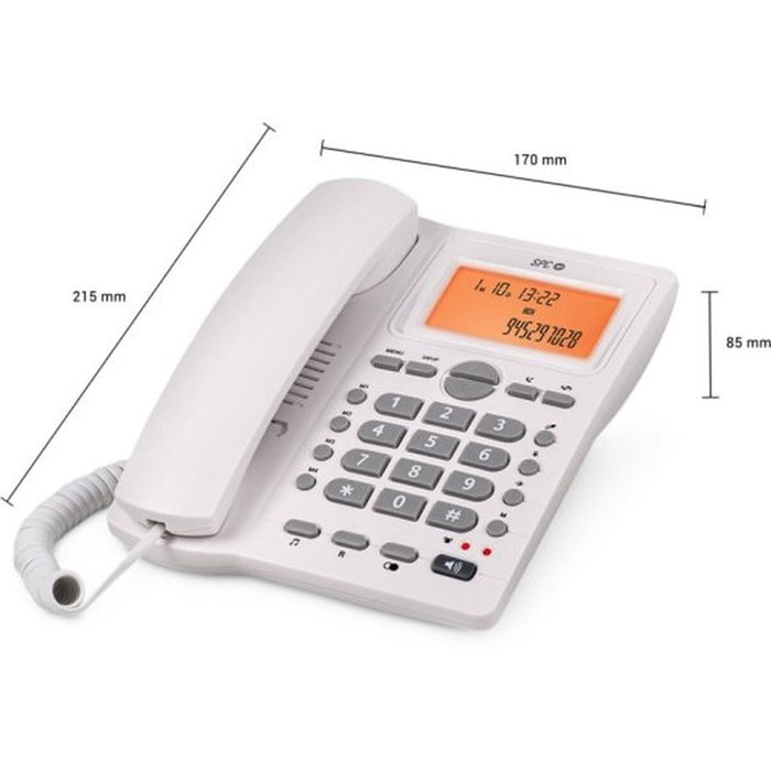 Téléphone fixe SPC 3612B Blanc