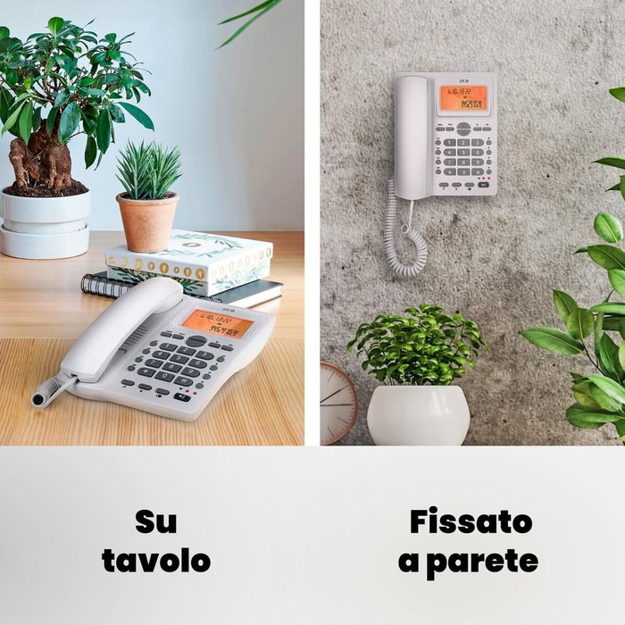 Téléphone fixe SPC 3612B Blanc