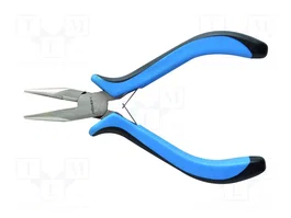 HÖGERT TECHNIK Pince de précision allongée à bec demi-rond 130 mm