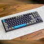 Phoenix Royal Teclado Gaming Mécanique Compact 87 Touches Switches Outemu Brown PBT Noir