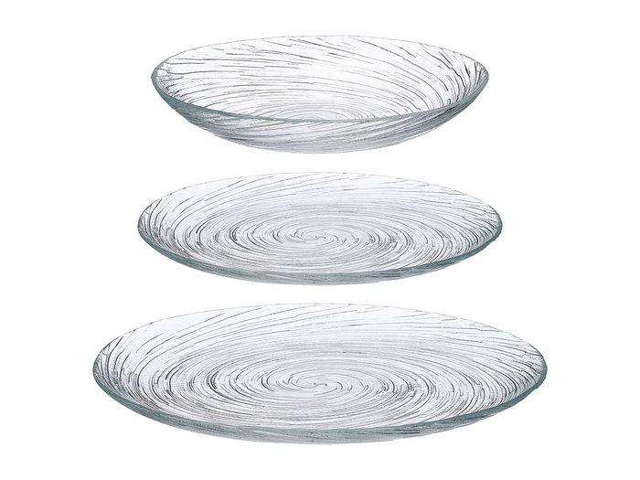 Vivalto Service de verres en verre 18 pièces transparent 6x26x6 cm (Set de 2)