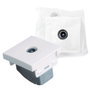 GSC Evolution Module de prise TV 9,5 mm Blanc
