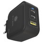Icy ICY BOX IB-PS1030-PD Chargeur GaN 65 W USB-C / USB-A