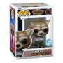 FUNKO Figura POP Marvel Guardianes de la Galaxia Rocket Exclusive