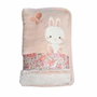 Domiva Protège carnet de santé Lapinou - Rose - 15 x 26 cm