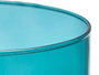 GIFTDECOR Vase Cylindre en Verre Turquoise 15cm x 50cm