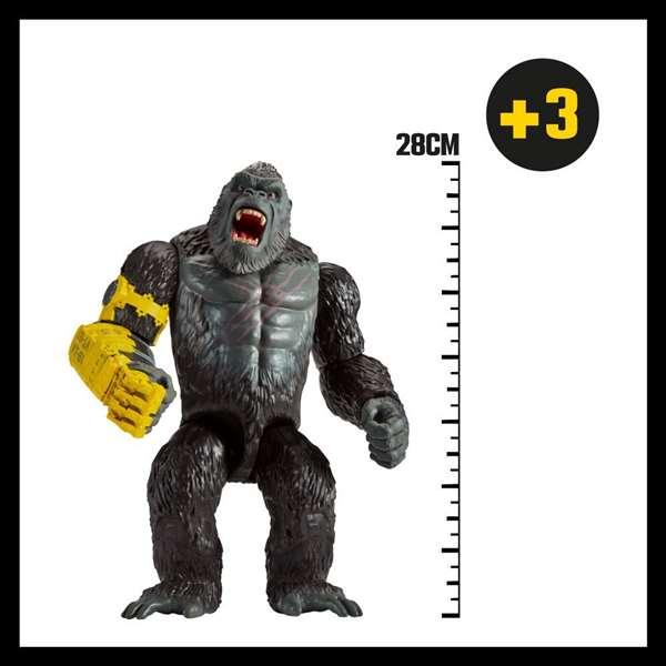 Famosa Figura Gxx Giant King Kong avec Accessoires et Points d'Articulation, 28 cm Famosa Figura Gxx Giant King Kong avec Accessoires et Points d'Articulation, 28 cm