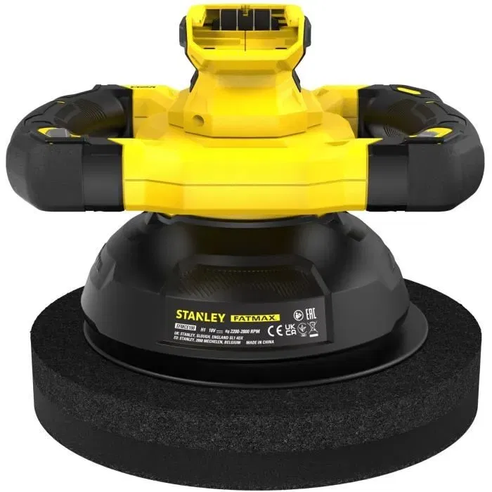 Stanley Fatmax Polisseuse sans fil SFMCE100B-XJ 18V, 100W, 8000 tours/min, surface 80 cm², 254 mm, couleur jaune