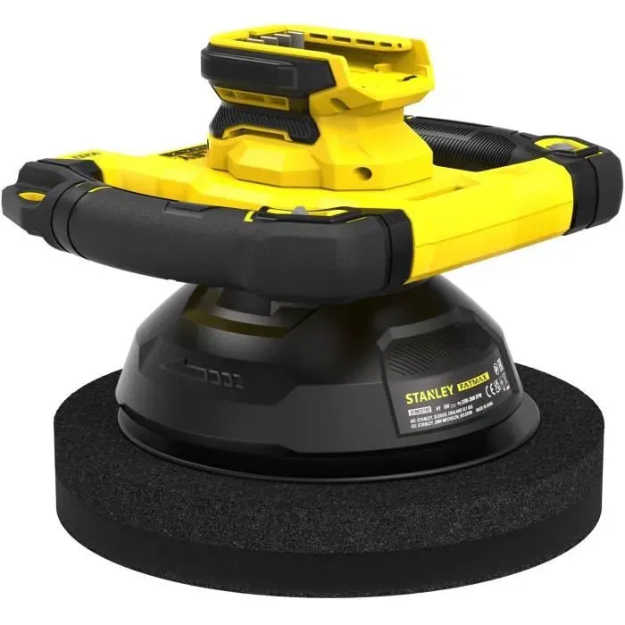 Stanley Fatmax Polisseuse sans fil SFMCE100B-XJ 18V, 100W, 8000 tours/min, surface 80 cm², 254 mm, couleur jaune