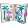 Disney Stitch - Cahier secret avec code - Taille 21x15,5x3 cm
