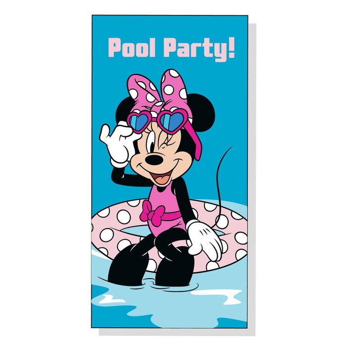 DISNEY Serviette de bain Minnie en microfibre 70x140 cm - 250 g/m² - 100% polyester DISNEY Serviette de bain Minnie en microfibre 70x140 cm - 250 g/m² - 100% polyester