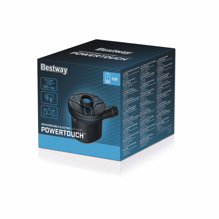 Bestway 62260 Gonfleur Électrique Rechargeable 565 L/min pour Piscine et Camping