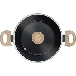 Pyrex Cook & Care Faitout avec couvercle 24 cm Anti-adhésif Induction Sans PFAS