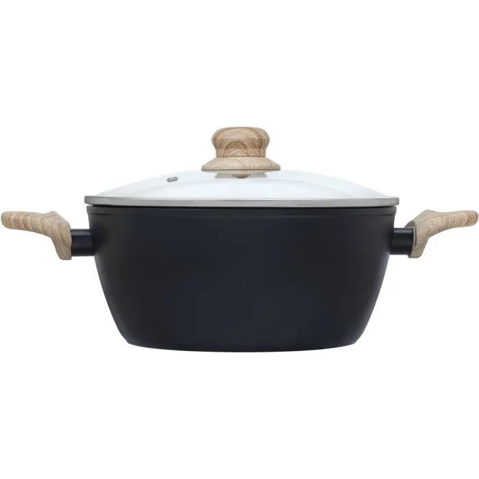 Pyrex Cook & Care Faitout avec couvercle 24 cm Anti-adhésif Induction Sans PFAS Pyrex Cook & Care Faitout avec couvercle 24 cm Anti-adhésif Induction Sans PFAS