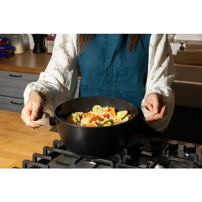 Pyrex Cook & Care Faitout avec couvercle 24 cm Anti-adhésif Induction Sans PFAS Pyrex Cook & Care Faitout avec couvercle 24 cm Anti-adhésif Induction Sans PFAS
