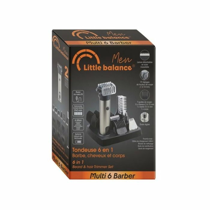 Little Balance Tondeuse multifonction 6 Barber 6-en-1 Inox