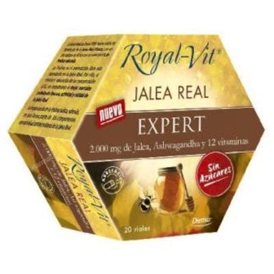 Dietisa Royal Vit Expert sans sucre, gelée royale et ashwagandha, 20 vials
