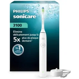 Philips Brosse à dents électrique sonique Sonicare Série 3100 - blanche