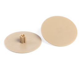 HERRAJES ALK Tapa embellecedora Allen 6 x 40 avec pivot 8, finition naturel