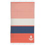 Secaneta Fouta Rizo Almar - Serviette de bain à frange 95 x 160 cm, modèles assortis, pour enfants à partir de 3 ans