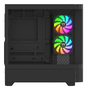 Thermaltake View 290 TG ARGB Boîtier PC Midi-Tower Gaming Noir avec Vitre Trempée USB 3.2 Type C