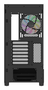 Thermaltake View 290 TG ARGB Boîtier PC Midi-Tower Gaming Noir avec Vitre Trempée USB 3.2 Type C