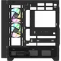 Thermaltake View 290 TG ARGB Boîtier PC ATX Moyen Tour avec Verre Trempé, 3 Ventilateurs 120mm A-RGB, Panneau USB Type-C, Noir