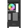 Thermaltake View 290 TG ARGB Boîtier PC ATX Moyen Tour avec Verre Trempé, 3 Ventilateurs 120mm A-RGB, Panneau USB Type-C, Noir