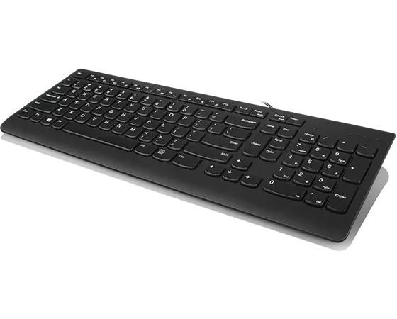 Lenovo 300 Clavier et souris USB AZERTY Français, conception ergonomique et résistant aux éclaboussures Lenovo 300 Clavier et souris USB AZERTY Français, conception ergonomique et résistant aux éclaboussures