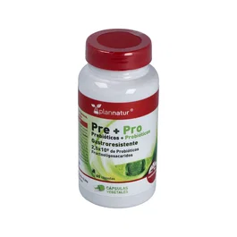 PLANNATUR PRE + PRO Prébiotiques + Probiotiques 60 capsules