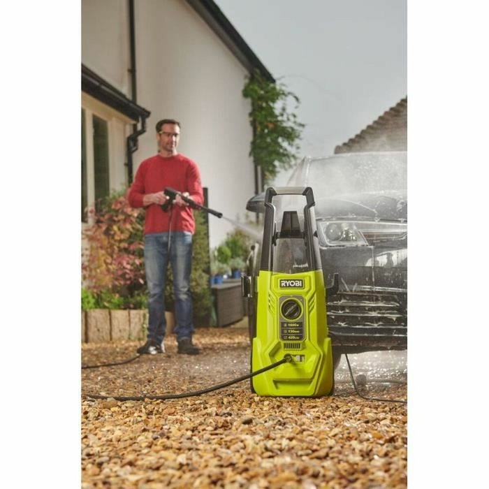 Ryobi RY130PWA Nettoyeur haute pression 130 bars, 420 L/h, Vert / Anthracite