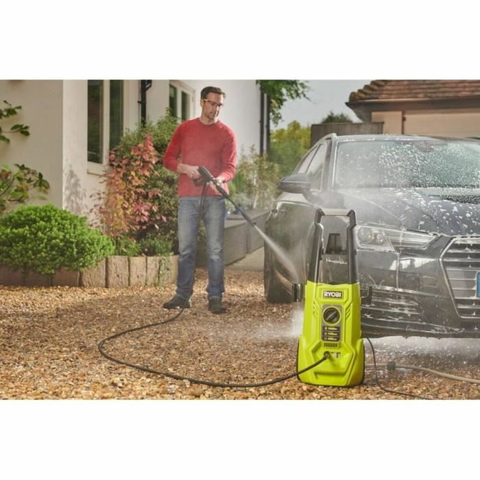 Ryobi RY130PWA Nettoyeur haute pression 130 bars, 420 L/h, Vert / Anthracite