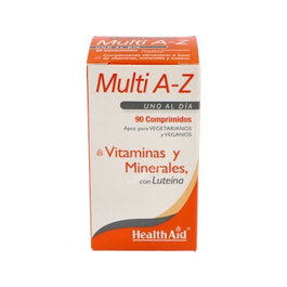 HEALTH AID Multivit & Minerals A to Z 90 comprimés