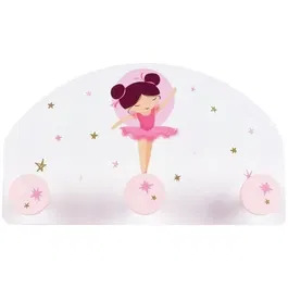 Fun House - Porte-manteau Danseuse Ballerine - Dimensions: H. 37 x L. 21.5 x P. 68 cm
