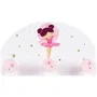 Fun House - Porte-manteau Danseuse Ballerine - Dimensions: H. 37 x L. 21.5 x P. 68 cm