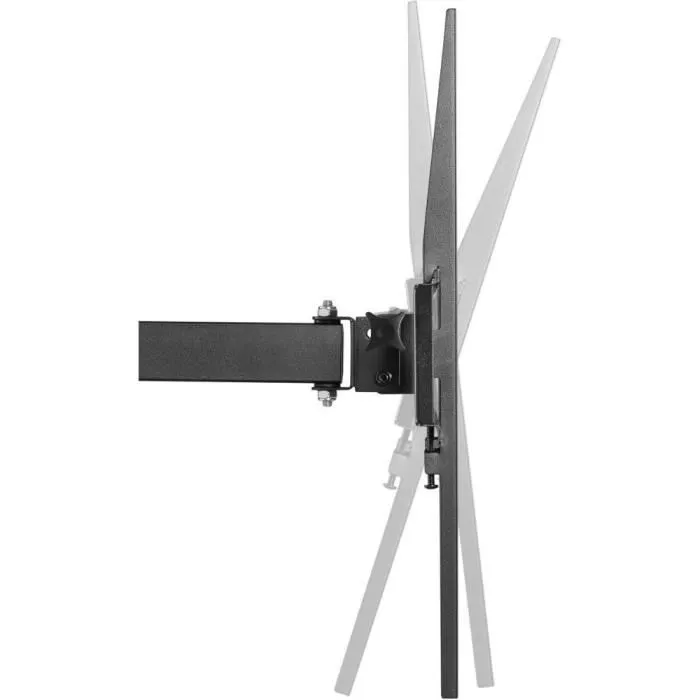 Stell SHO 4600 - Support TV mobile sur roulettes pour téléviseurs 32 à 55 pouces, inclinaison et rotation, charge 35 kg, gestion des câbles