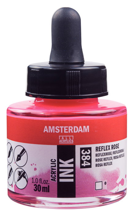 Amsterdam Peinture Acrylique Rosa Reflex 384 - 30 ml Amsterdam Peinture Acrylique Rosa Reflex 384 - 30 ml
