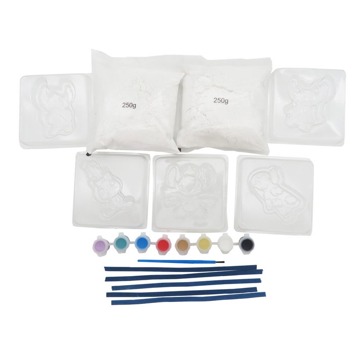 CYP BRANDS Set de plâtre pour mouler et peindre Stitch Disney