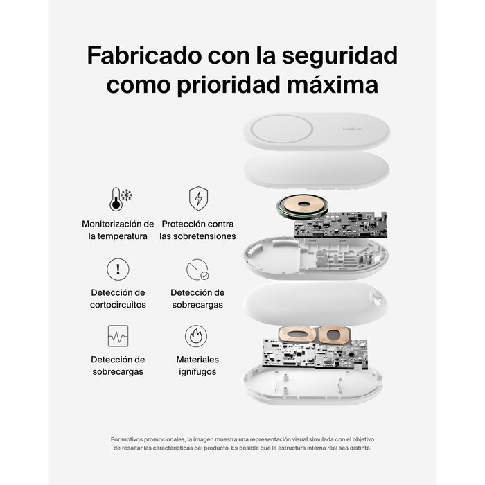 Chargeur sans fil Belkin WIB007VFWH Chargeur sans fil Belkin WIB007VFWH