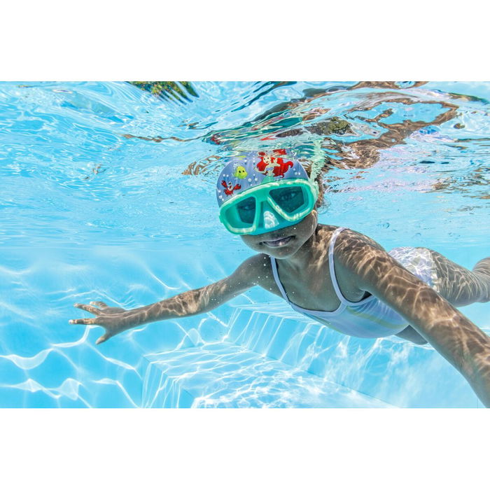 Bestway Lunettes de natation pour enfants Bande de silicone Princesses +3 ans Piscine et Plage 09115